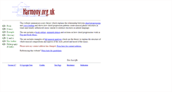Desktop Screenshot of harmony.org.uk